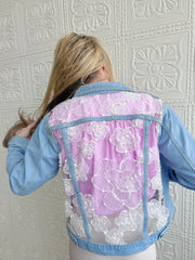 Ella Lace Denim Jacket