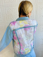 Custom Hand Sewn Beaded Lace Jacket