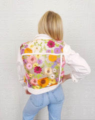 Custom Lace Denim Jacket