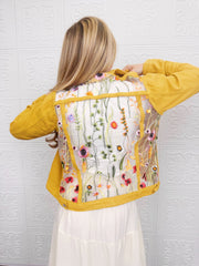 Harper Lace Denim Jacket