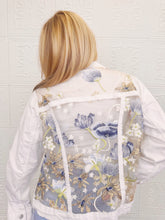 Alba Classic Blue Lace Denim Jacket