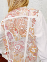 Talia Lace Denim Jacket