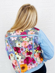 Custom Lace Denim Jacket