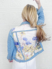 Alba Blue Lace Denim Jacket