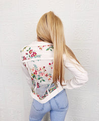 Custom Lace Denim Jacket