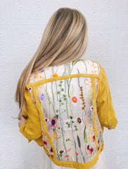 Custom Lace Denim Jacket