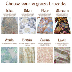 Custom Organza Brocade Jacket