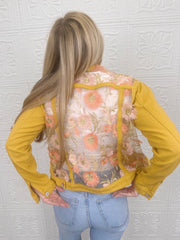 Isabel Lace Denim Jacket