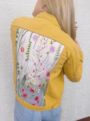 Gardenia Lace Denim Jacket