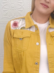Gardenia Lace Denim Jacket