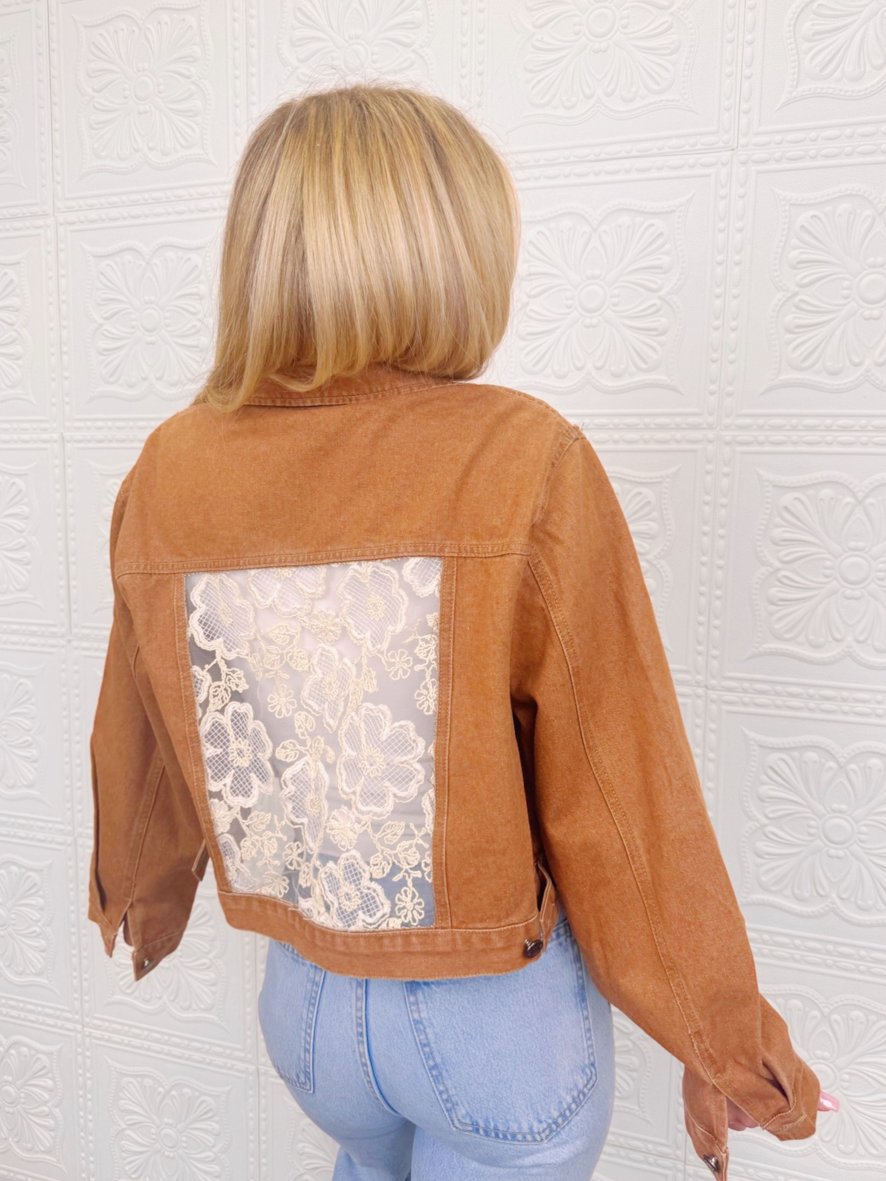 Faye Lace Denim Jacket