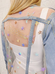 Astra Lace Denim Jacket