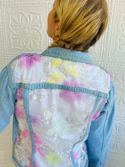 Custom Hand Sewn Beaded Lace Jacket
