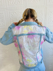 Custom Hand Sewn Beaded Lace Jacket