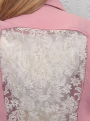 Lillian Lace Denim Jacket