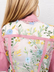 Olivia Lace Denim Jacket