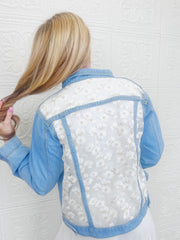Sylvie Lace Denim Jacket