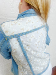 Sylvie Lace Denim Jacket