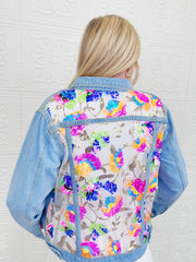 Diva Lace Denim Jacket