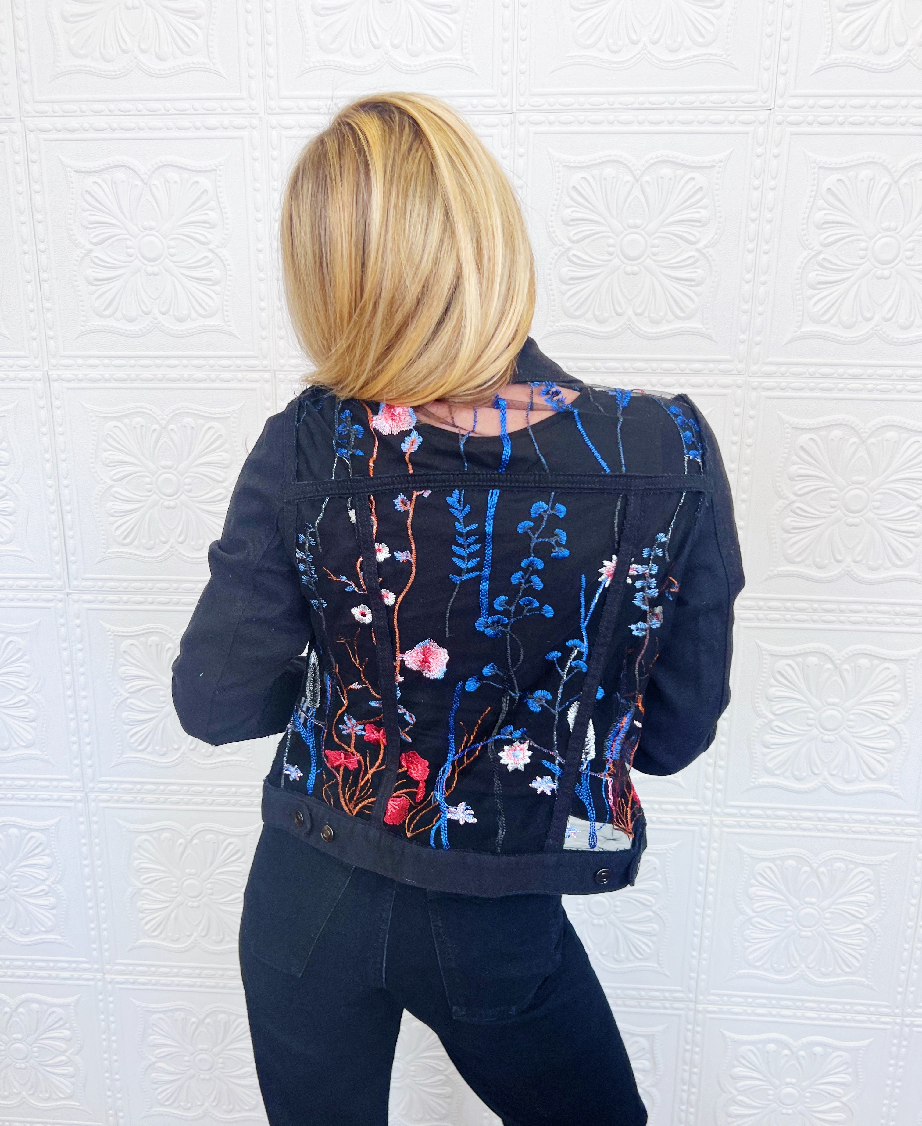 Arden Lace Denim Jacket