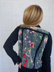 Gardenia Lace Denim Jacket