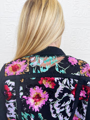 Shimmy Lace Denim Jacket