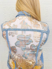 Custom Organza Brocade Jacket