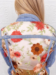 Harvest Lace Denim Jacket