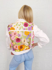 Maya Lace Denim Jacket