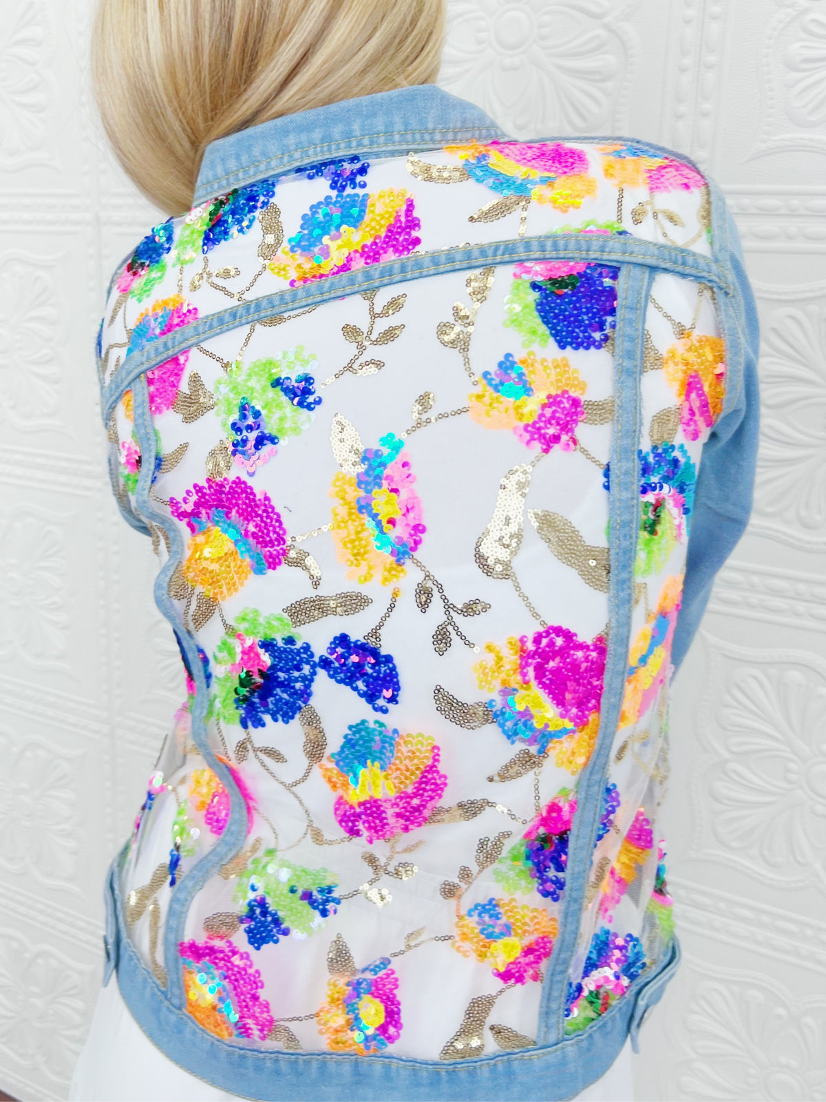 Diva Lace Denim Jacket